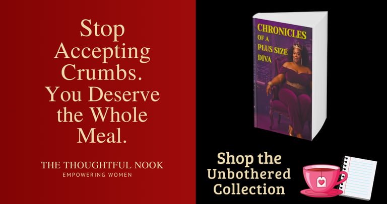 The Thoughtful Nook relationship blog - Chronicles of a Plus Size Diva coming January 2026 - women r