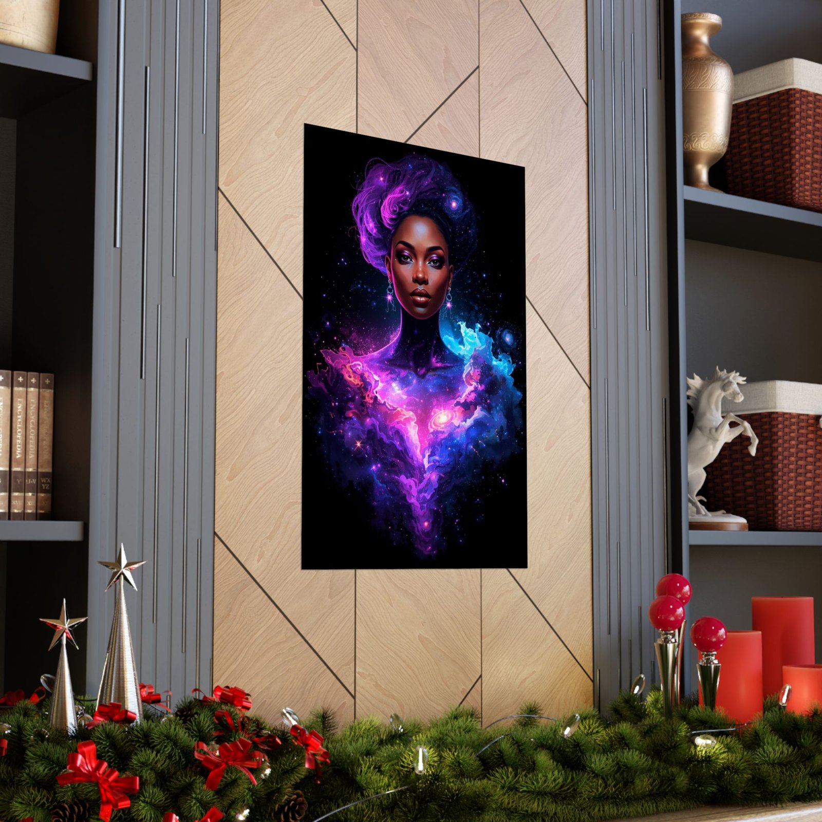 Constellation Queen - Cosmic Wall Art | Afrofuturism Poster - Image 7
