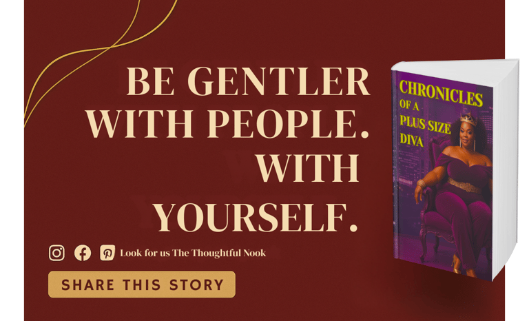 "The Thoughtful Nook relationship advice blog - Chronicles of a Plus Size Diva coming January 2026 -