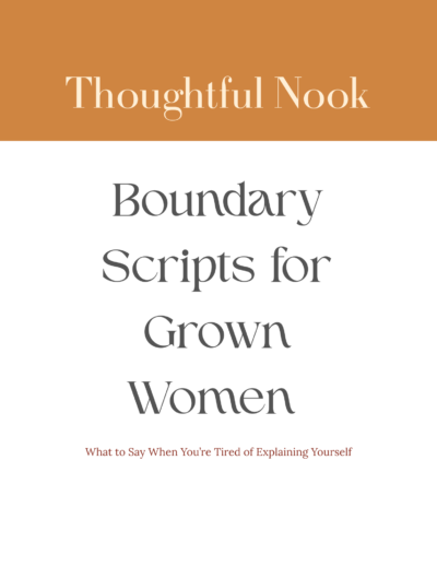 Boundary Scripts for Grown Women – PDF