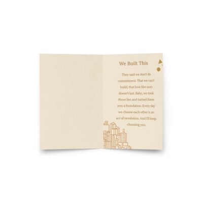 We Built This Valentine's Day Card