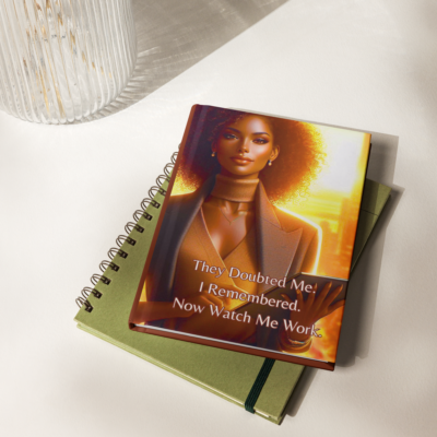 They Doubted Me. I Remembered. Now Watch. Hardcover Journal