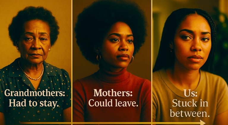 Generational differences in staying after infidelity - grandmother mother and millennial relationshi