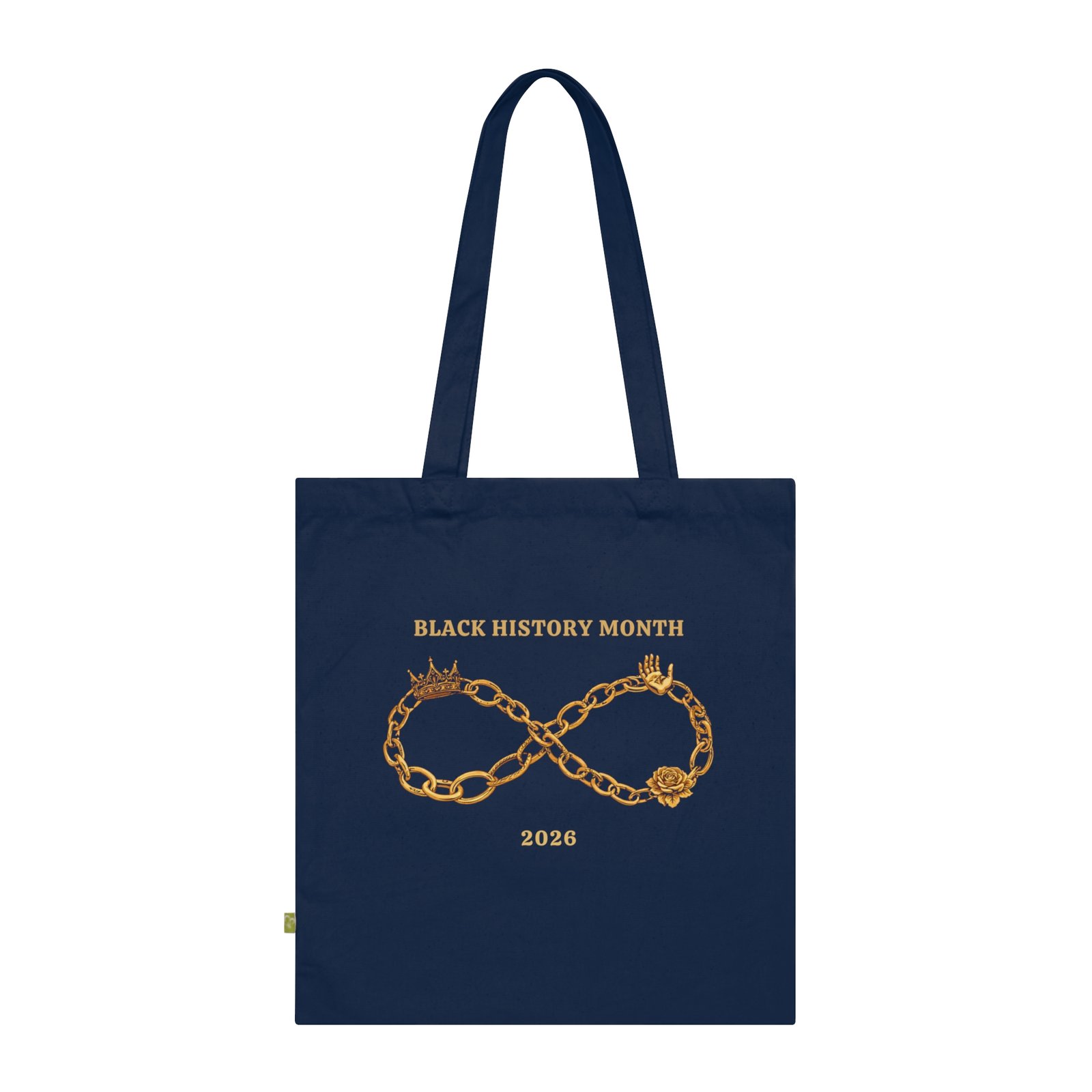 Black History Month 2026 - Limited Edition Tote Bag | Infinity Chain Design - Image 3