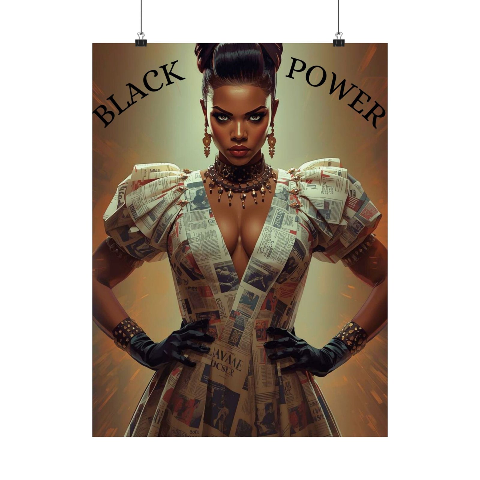 BLACK POWER Fine Art Poster | Presence, Authority, Legacy