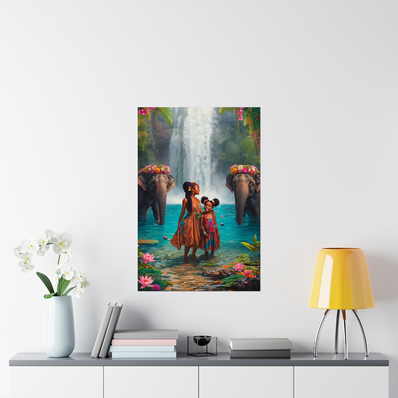 BLESSED WATERS – Fine Art Poster | Protection, Ancestral Grace, Sacred Becoming - Image 7