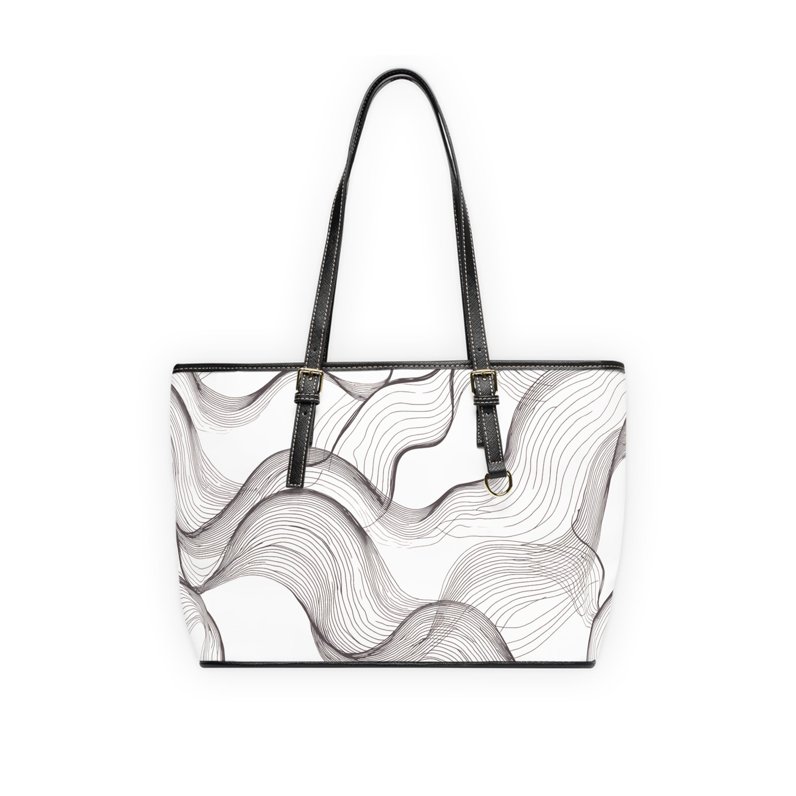 Lineage Map Shoulder Tote Bag | Quiet Structure, Everyday Flow - Image 2