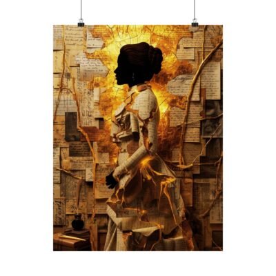 Before They Knew Her Name - Historical Art Poster | Ancestral Heritage Wall Art