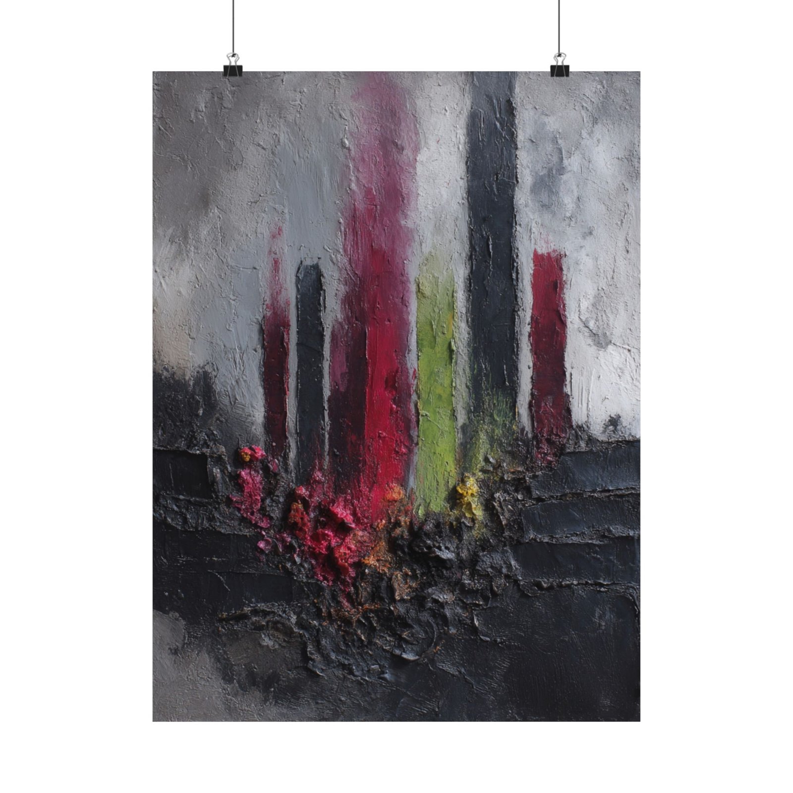 STILL RISING – Fine Art Poster | Resilience, Pressure, Unfinished Strength