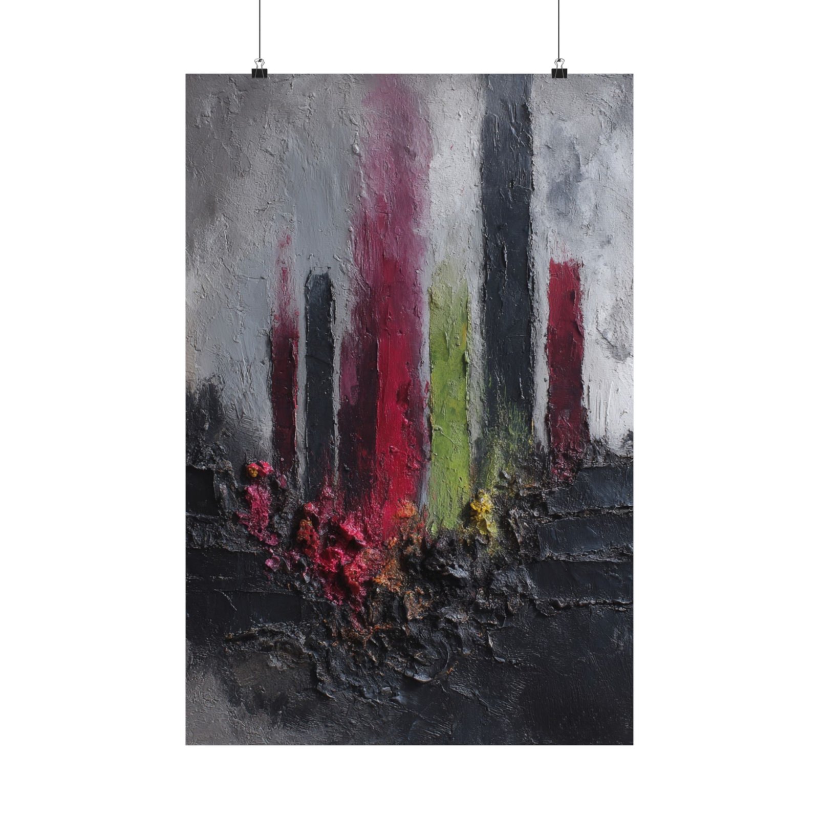 STILL RISING – Fine Art Poster | Resilience, Pressure, Unfinished Strength - Image 3