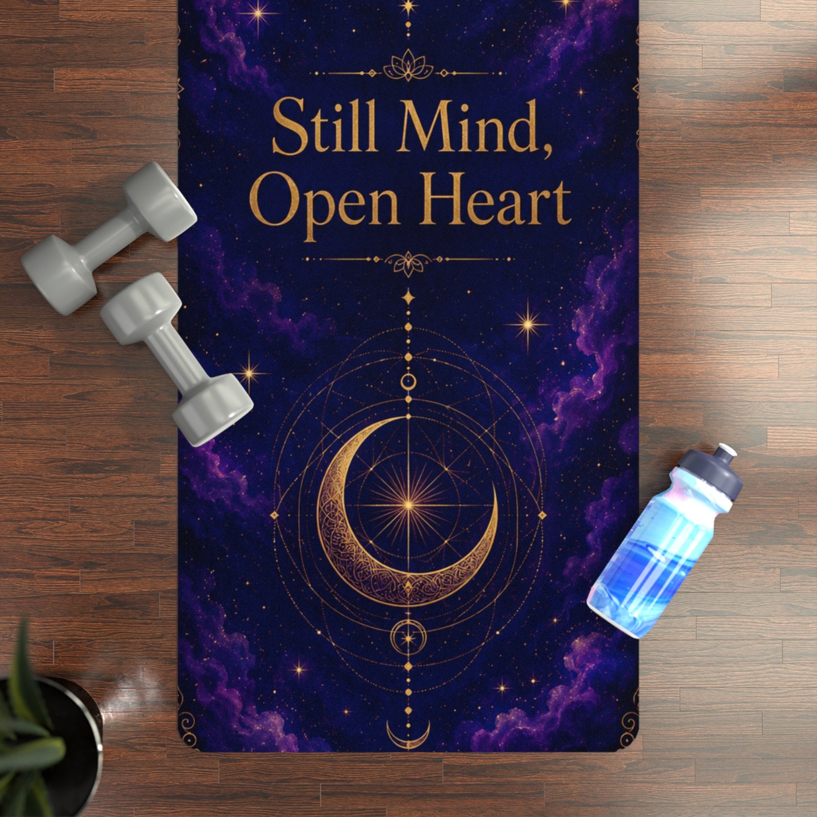 Still Mind, Open Heart Celestial Yoga Mat - Image 4