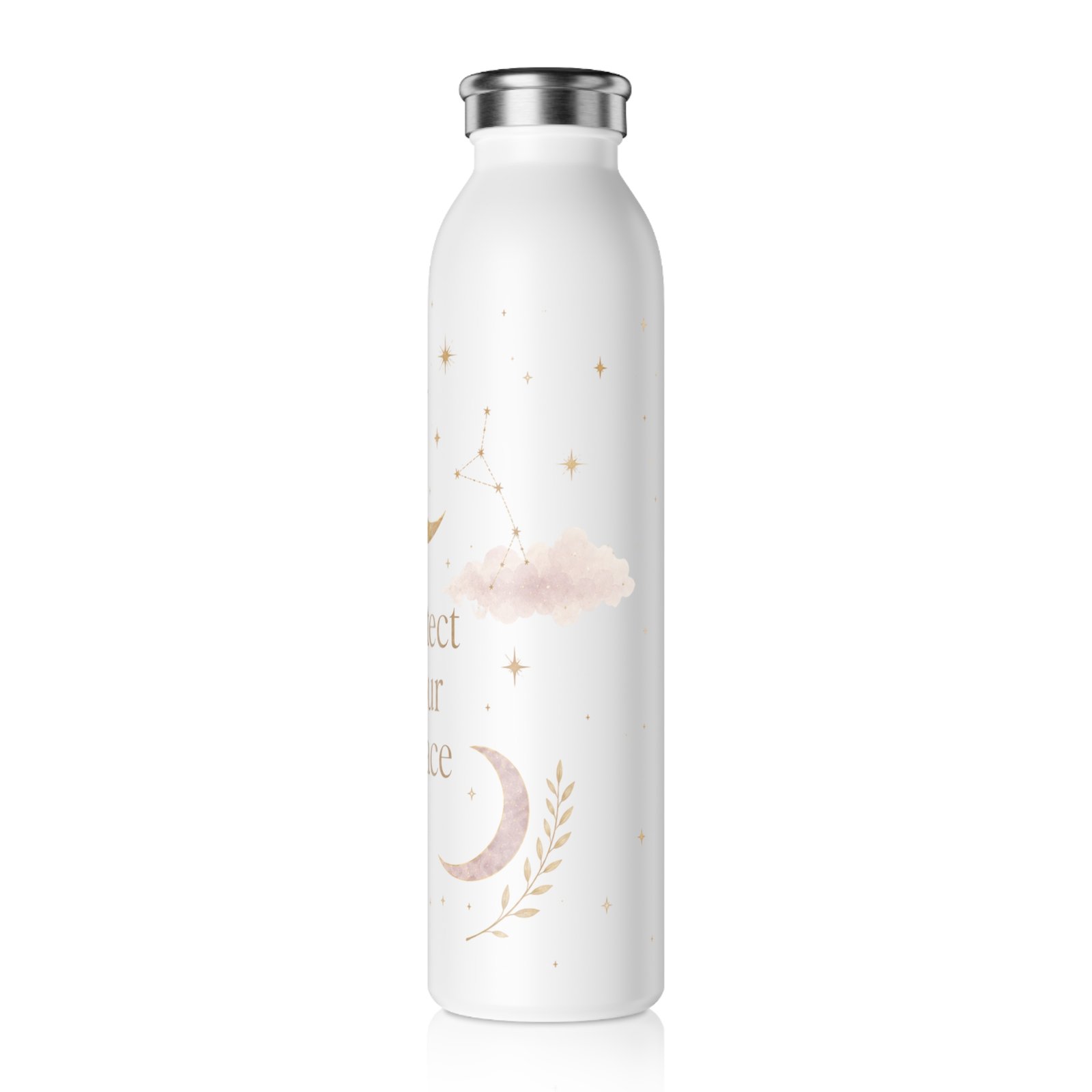 Protect Your Peace Celestial Stainless Steel Water Bottle, 20 oz - Image 3