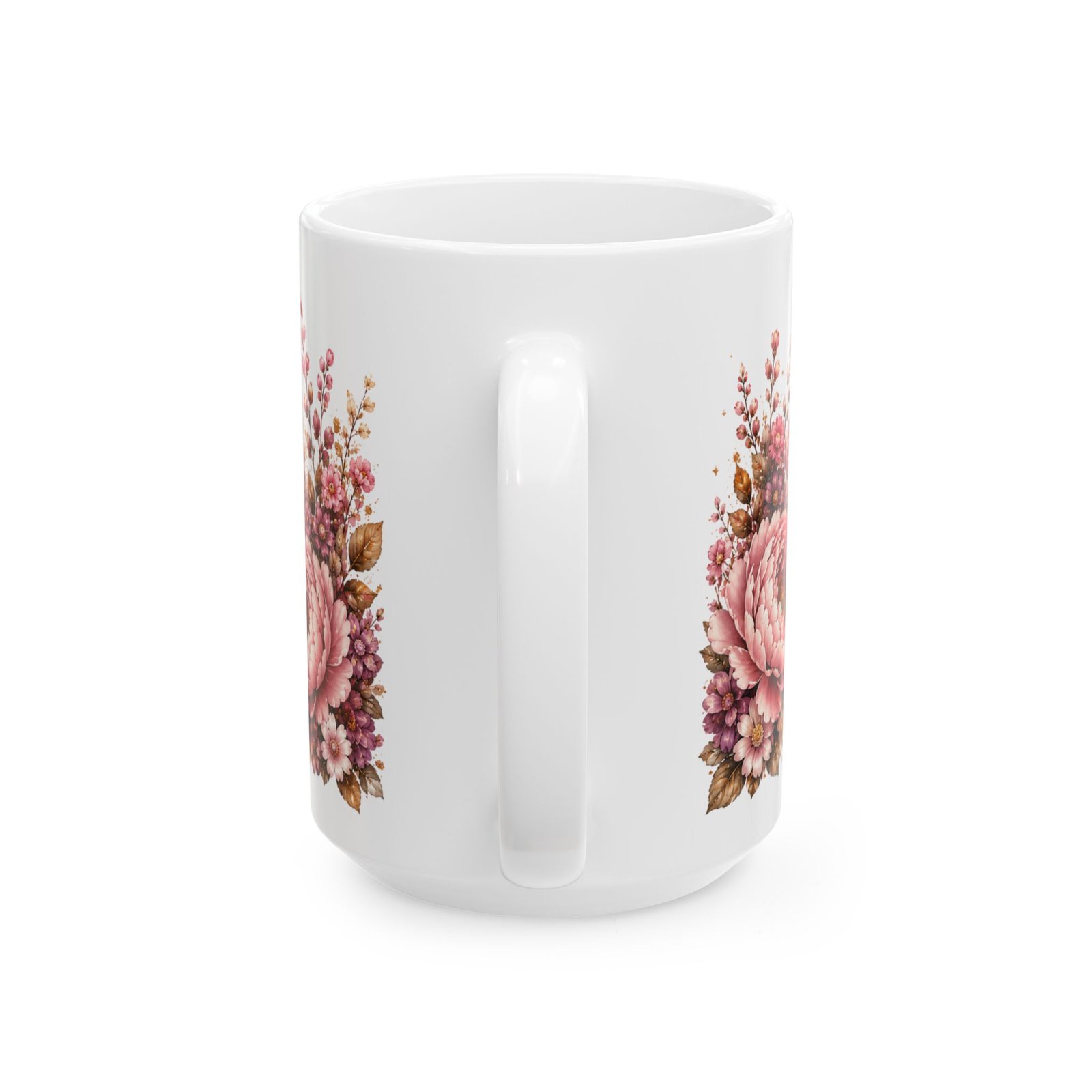 She Designed a Life She Loves Floral Ceramic Mug - Image 8