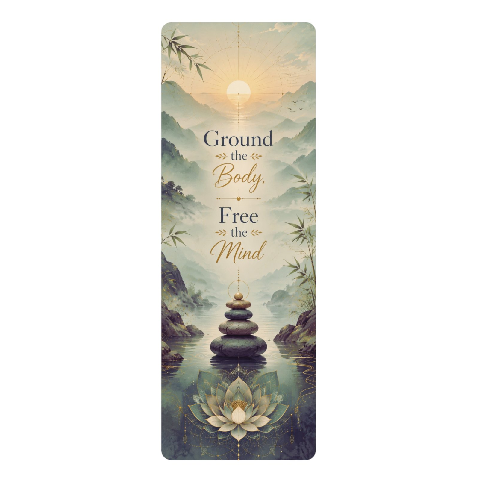 Ground the Body, Free the Mind Mountain Yoga Mat