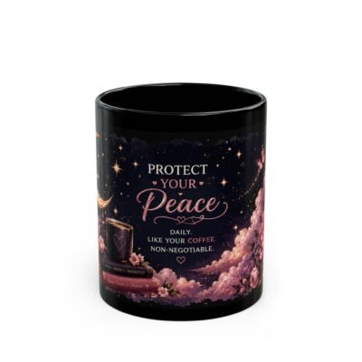 Protect Your Peace Floral Ceramic Mug