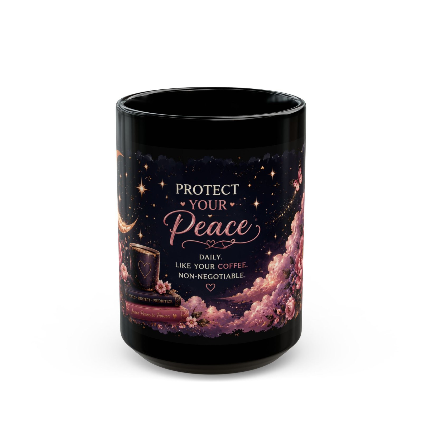 Protect Your Peace Floral Ceramic Mug - Image 7
