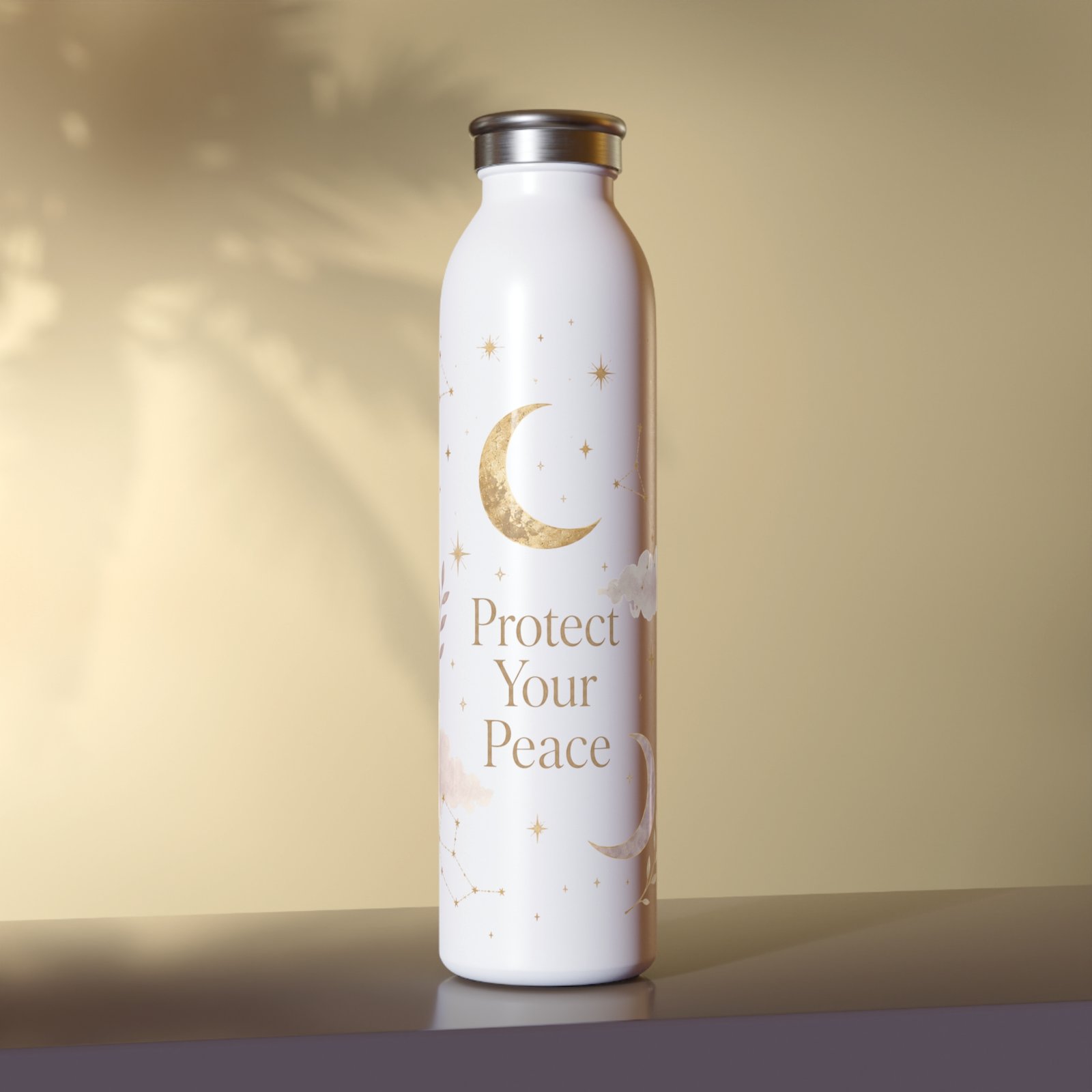 Protect Your Peace Celestial Stainless Steel Water Bottle, 20 oz - Image 5
