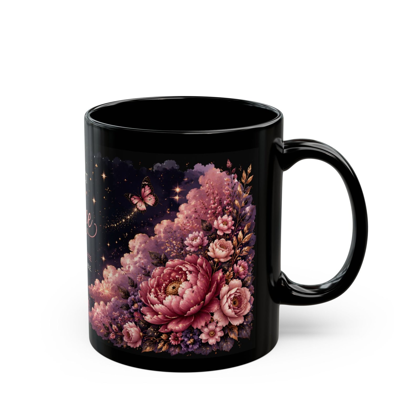 Protect Your Peace Floral Ceramic Mug - Image 2